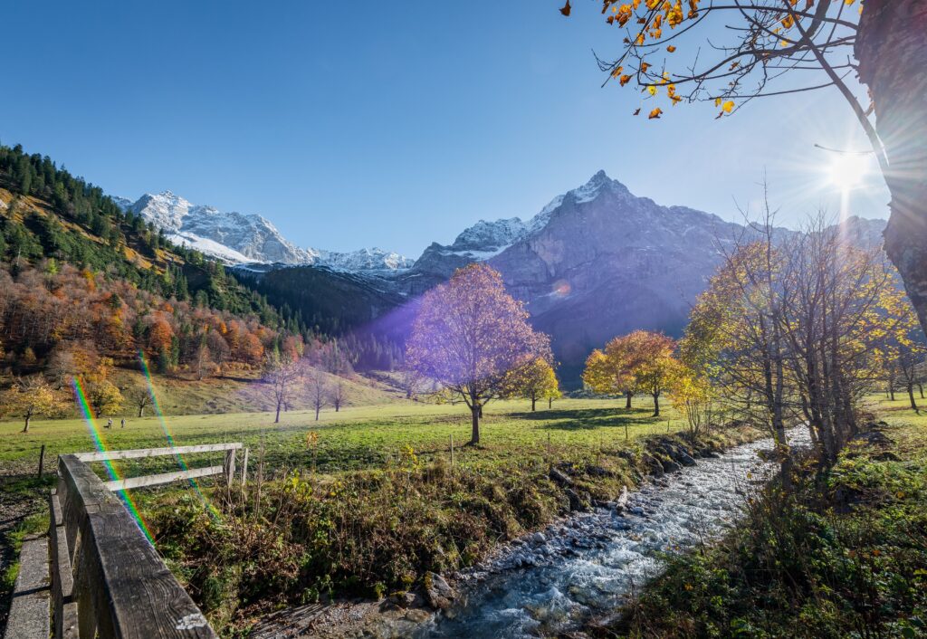 Goldener Wanderherbst in der Silberregion Karwendel